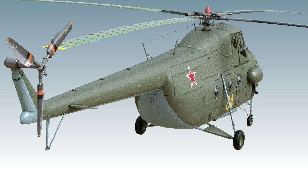 Mil Mi-4 3D model_3