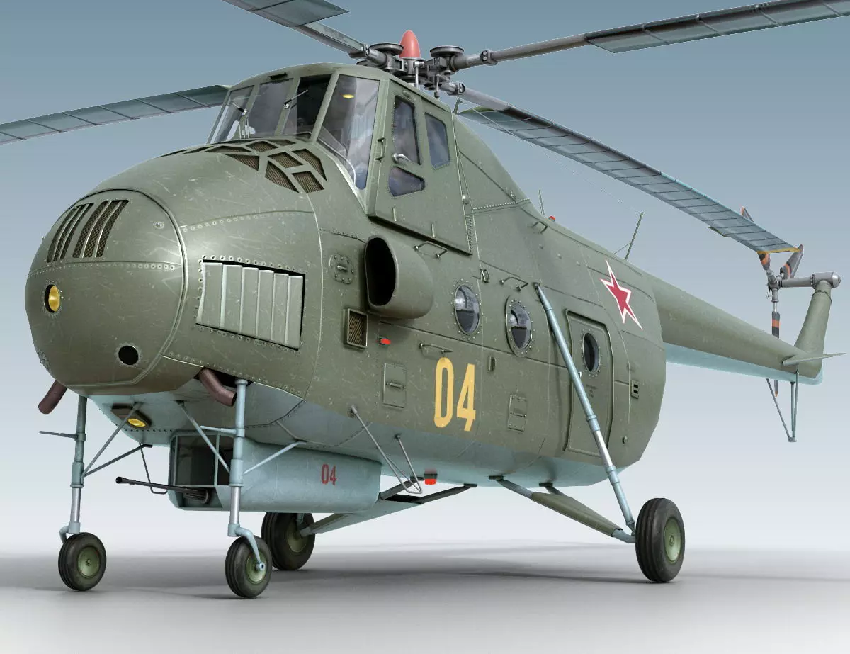 Mil Mi-4 3D model_0