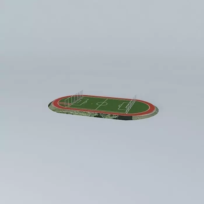 Elementary School D and E Zatopek Trinec Playground Free 3D model_0