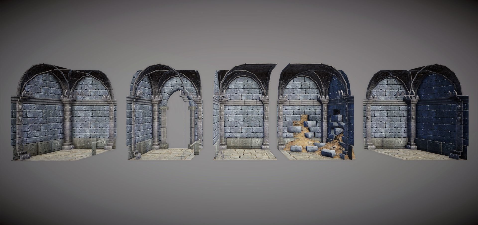 Underground Cathedral  3D model_7