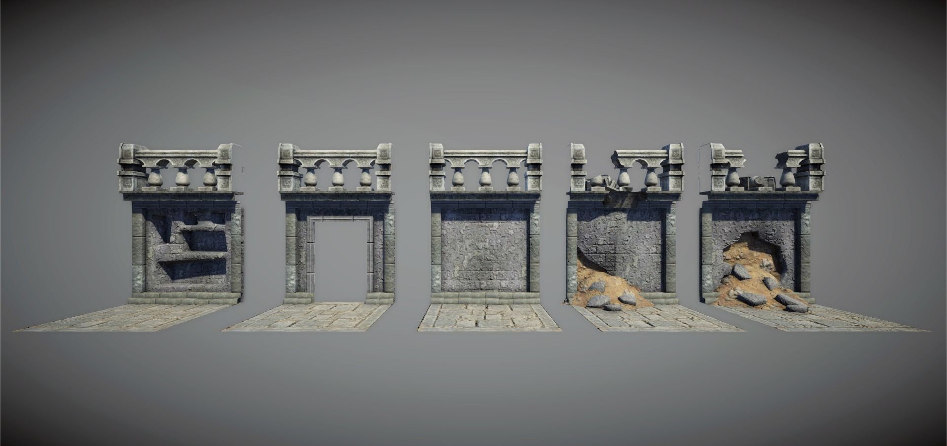 Underground Cathedral  3D model_8