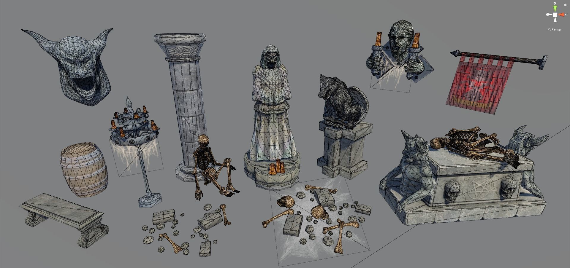 Underground Cathedral  3D model_6