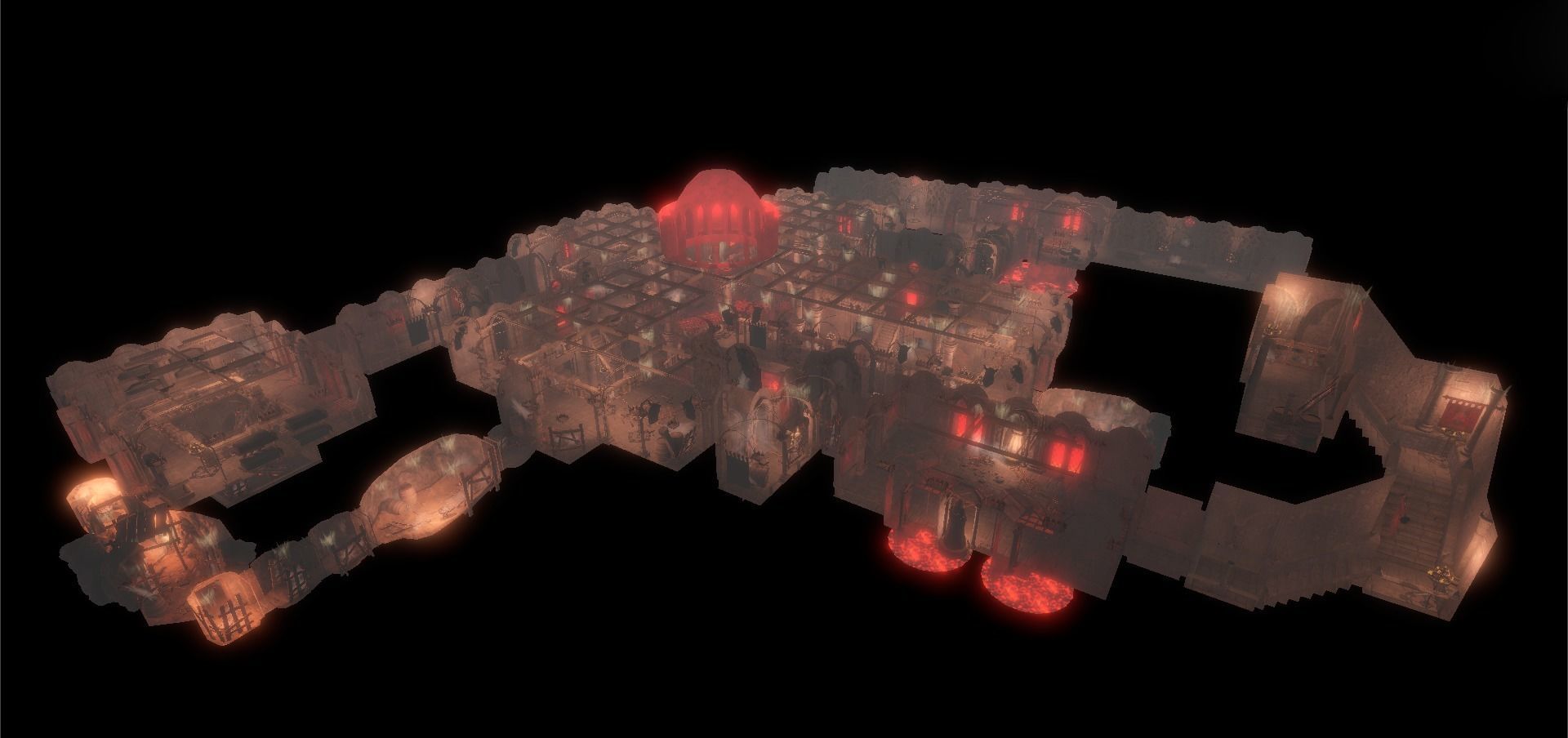 Underground Cathedral  3D model_4