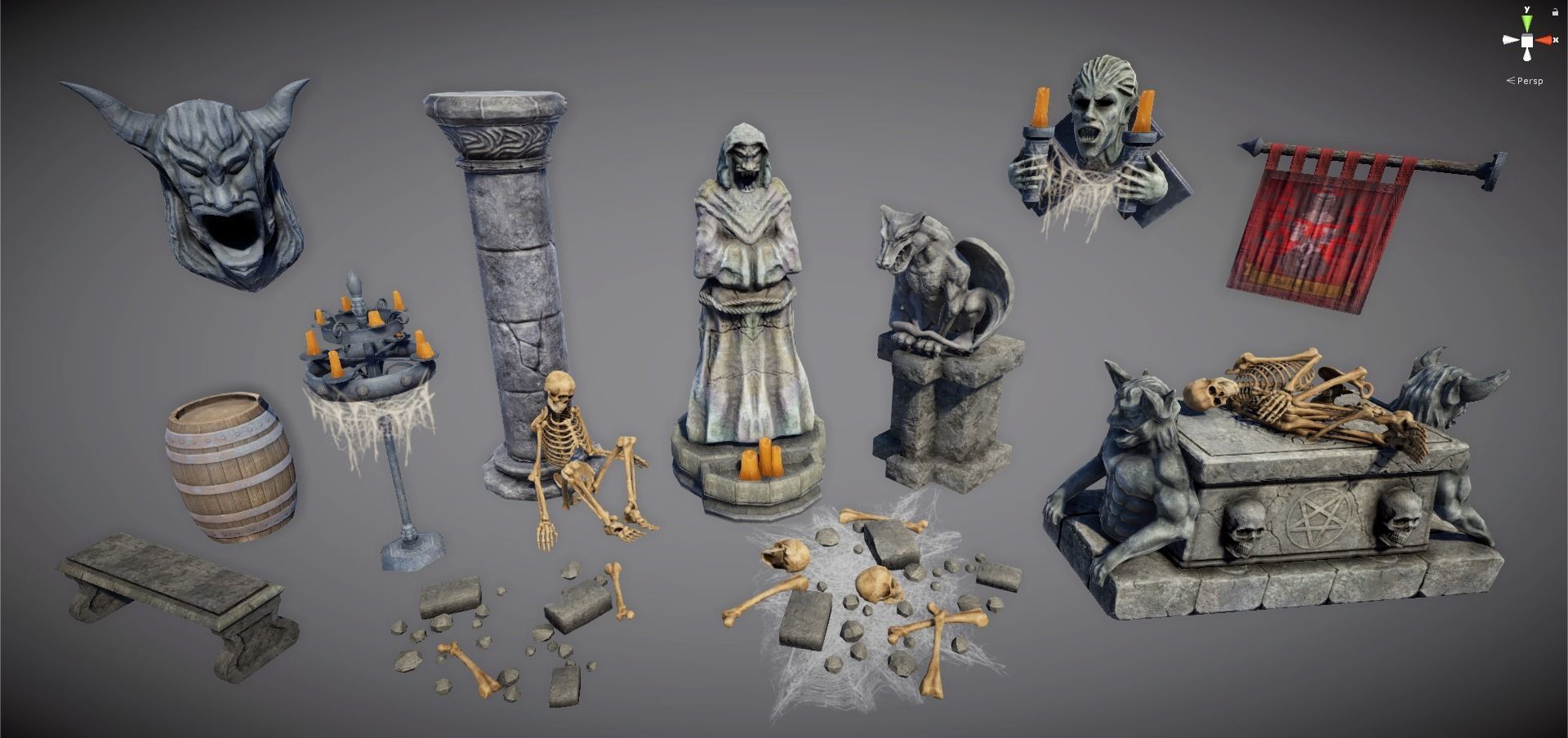 Underground Cathedral  3D model_5