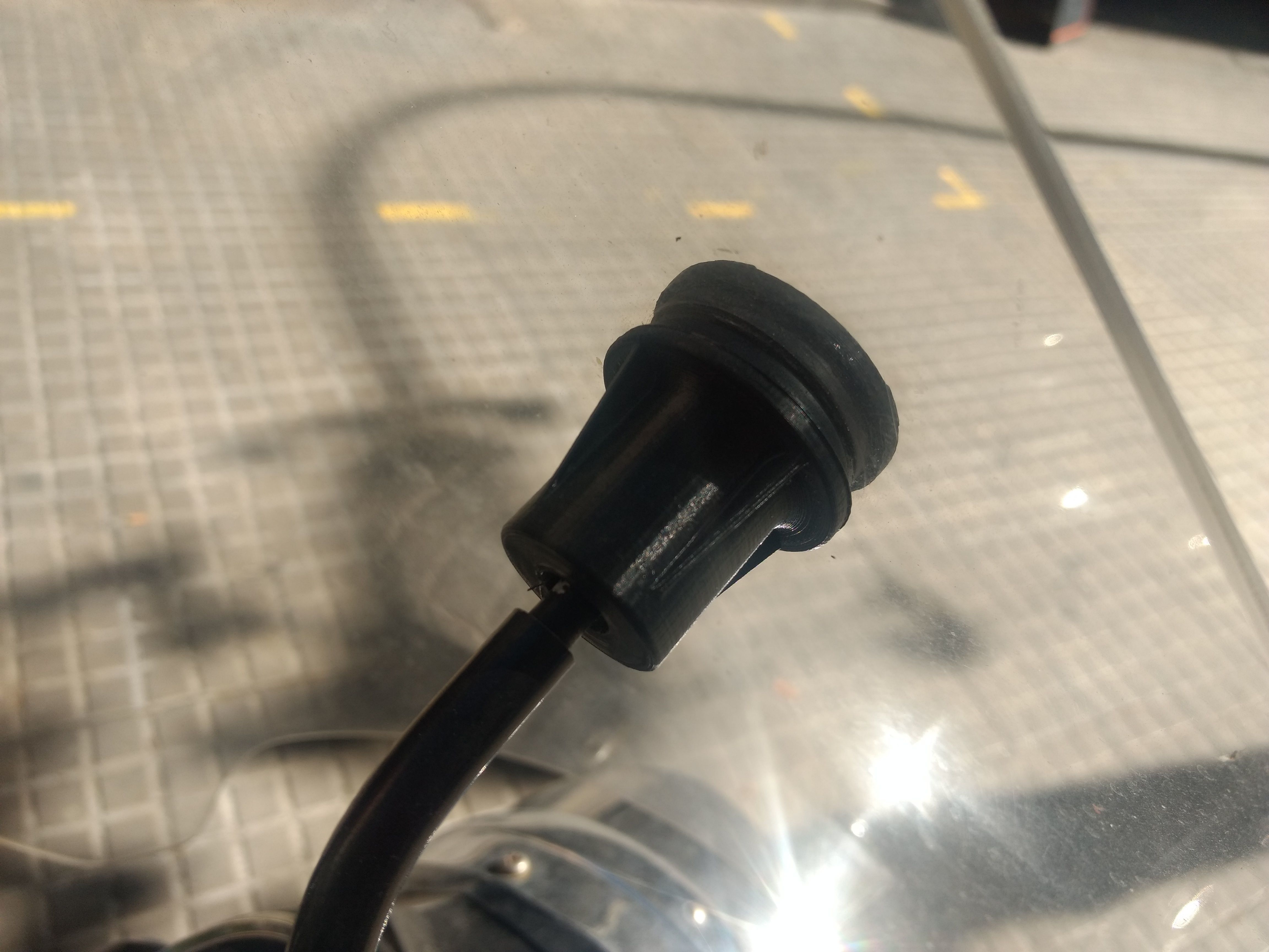 Royal Enfield windshield spare 3D print model_3