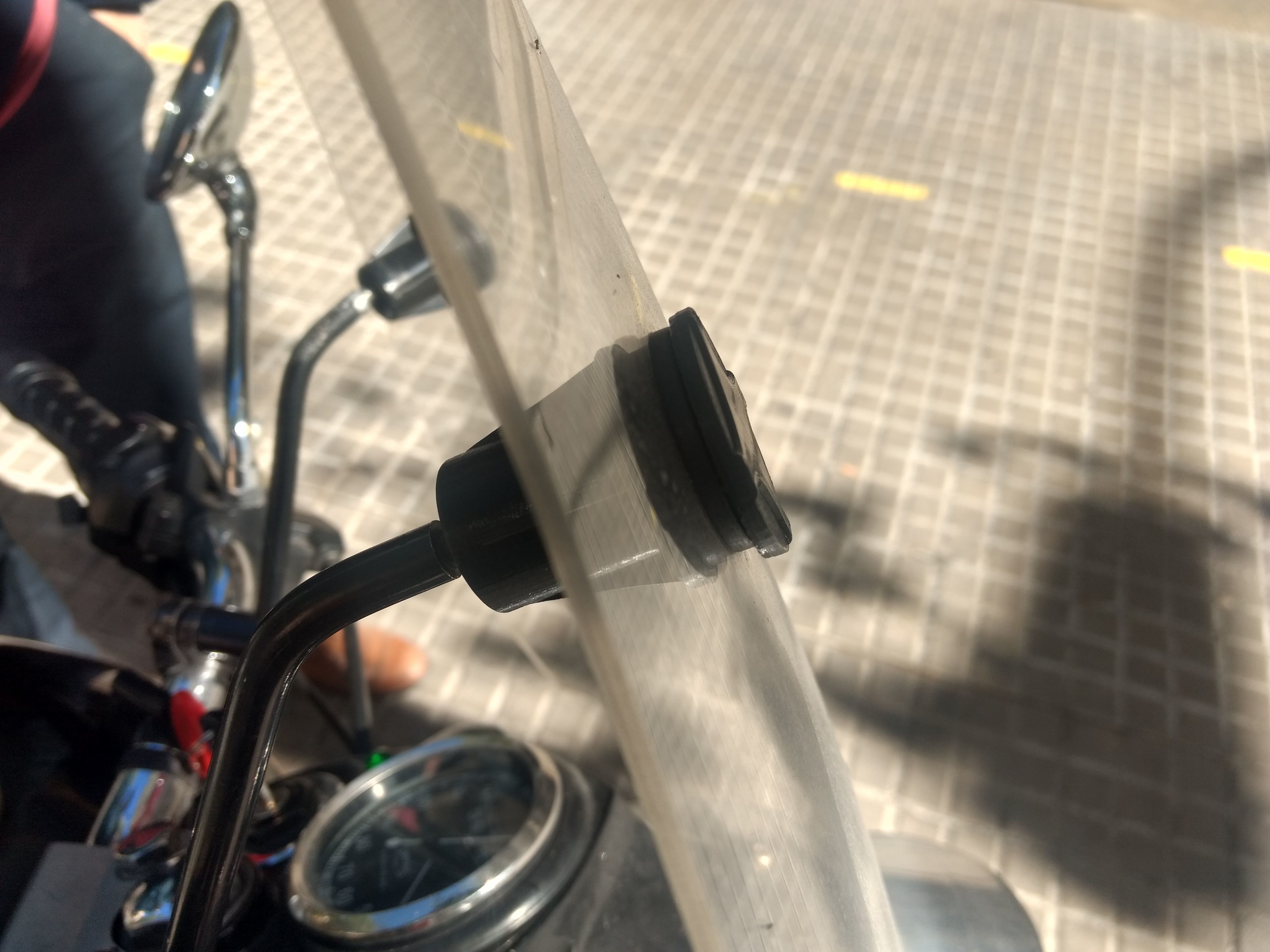 Royal Enfield windshield spare 3D print model_1