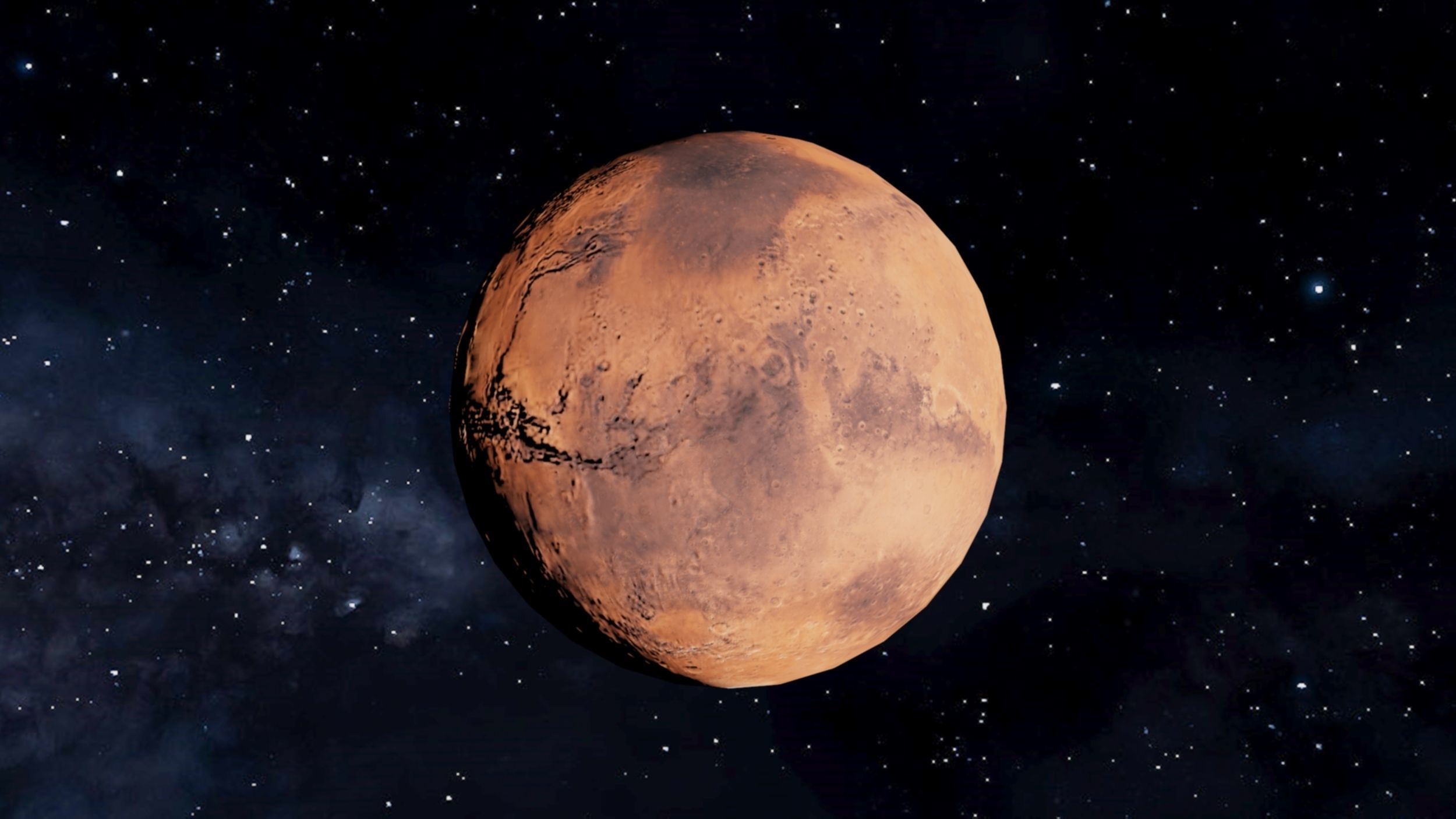 Solar System with all Planets Lowpoly Low-poly 3D model_5