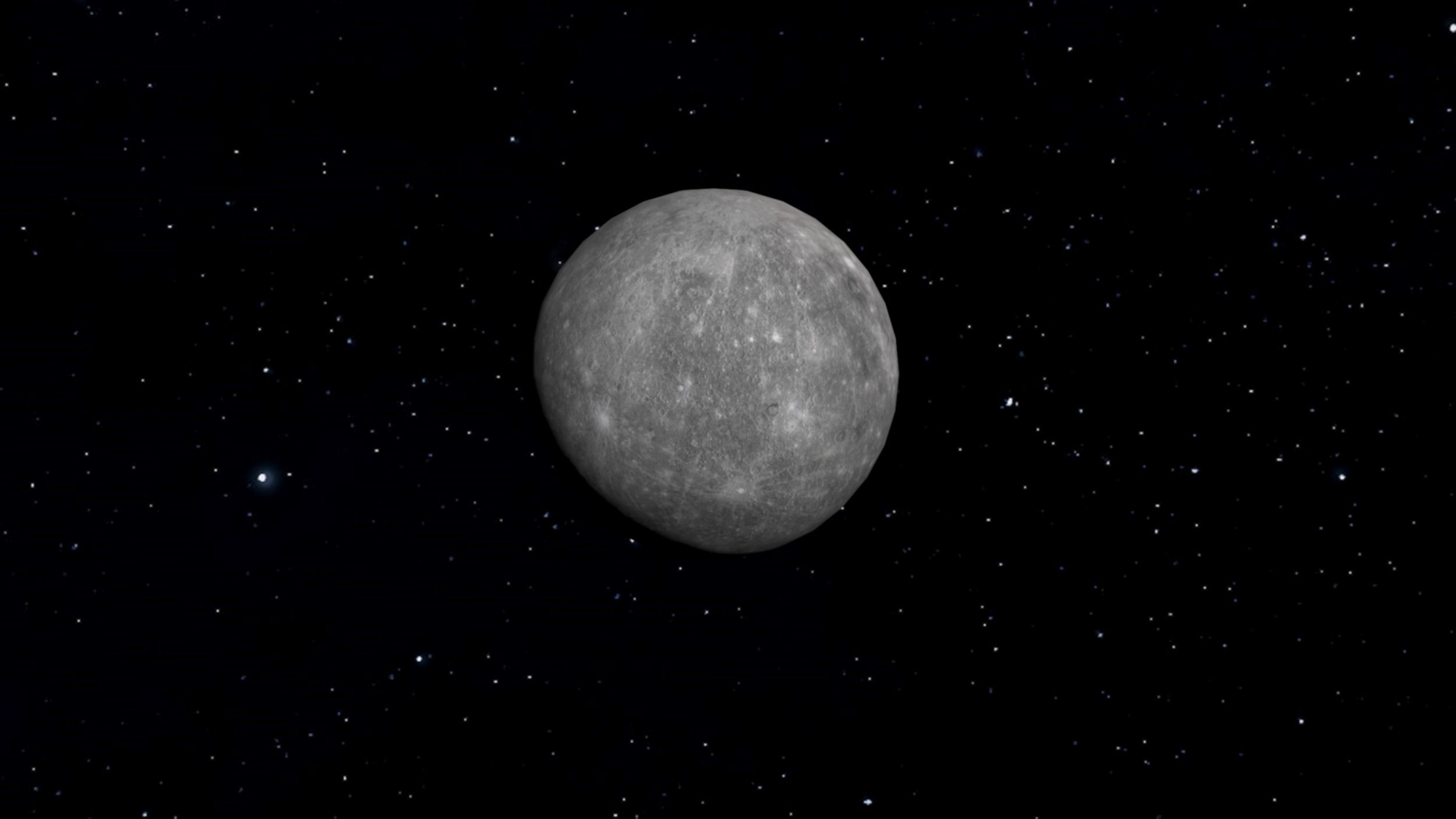 Solar System with all Planets Lowpoly Low-poly 3D model_7