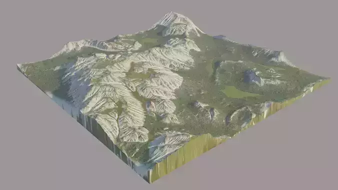 Canyon Grassy Fields Surface 