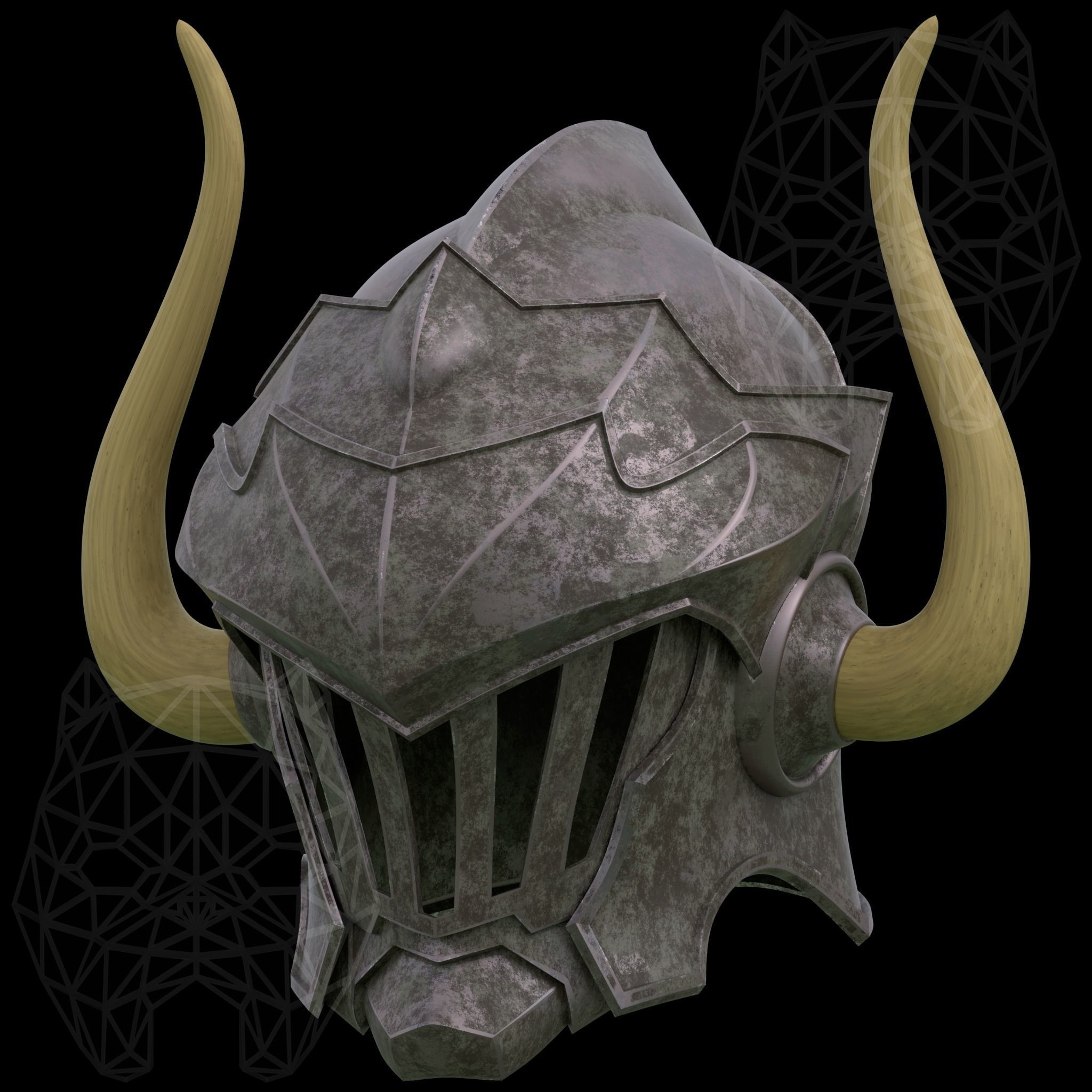 Goblin Slayer 3d printing helmet 3D print model_1