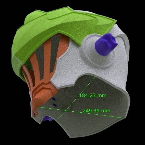 Goblin Slayer 3d printing helmet 3D print model_3