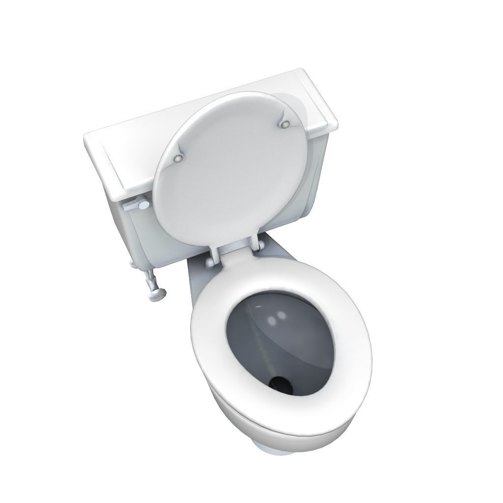 Vintage Toilet 3D model_5