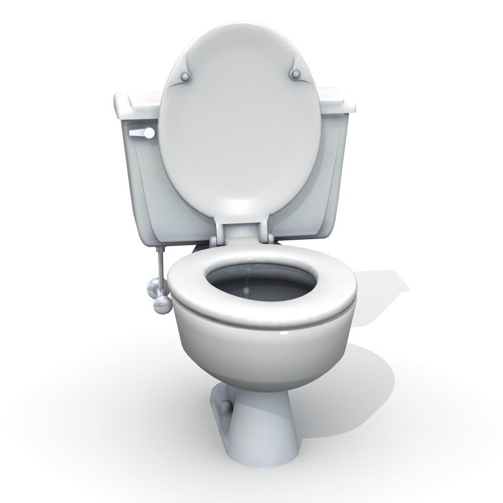 Vintage Toilet 3D model_3
