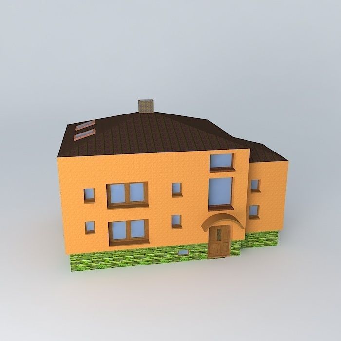 Proposal for a house Free 3D model_2