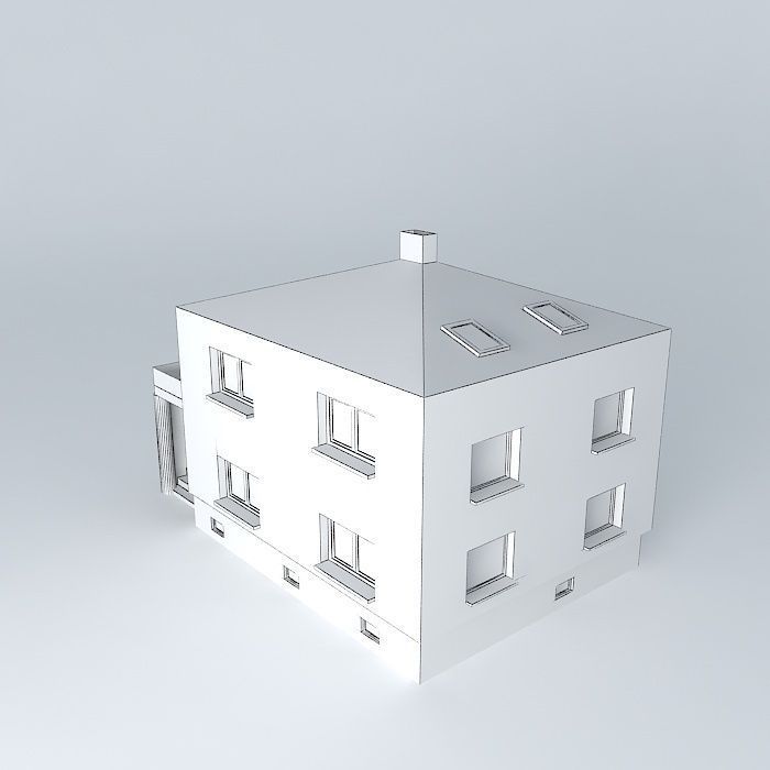 Proposal for a house Free 3D model_3