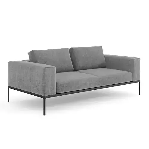 Gloster Grid Sofa Unit - 3 3D model