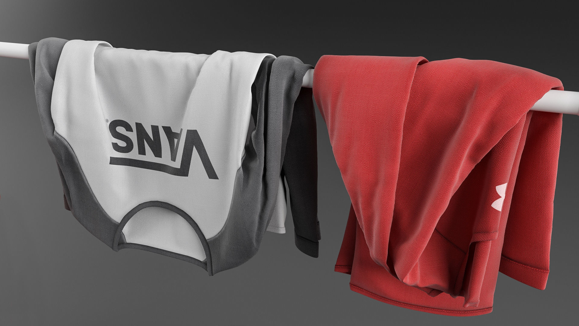 Long sleeve shirt collection 3D model_17