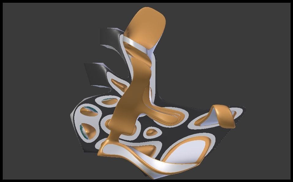 Sci-fi city 3D model_8