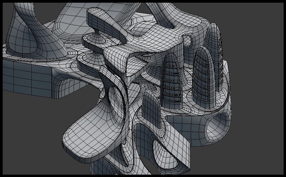 Sci-fi city 3D model_11