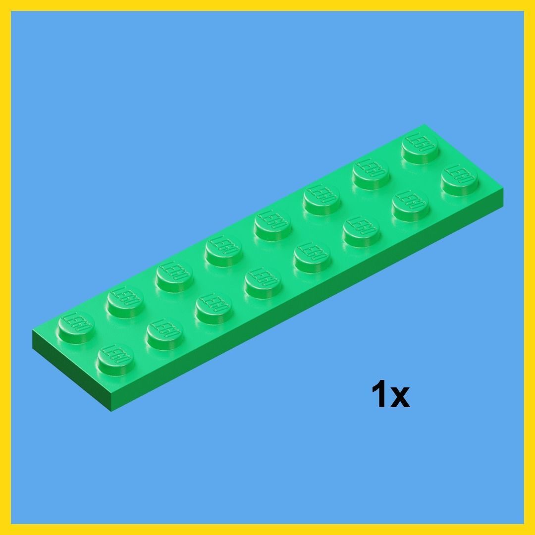LEGO bricks collection - 35 pieces 3D model_51