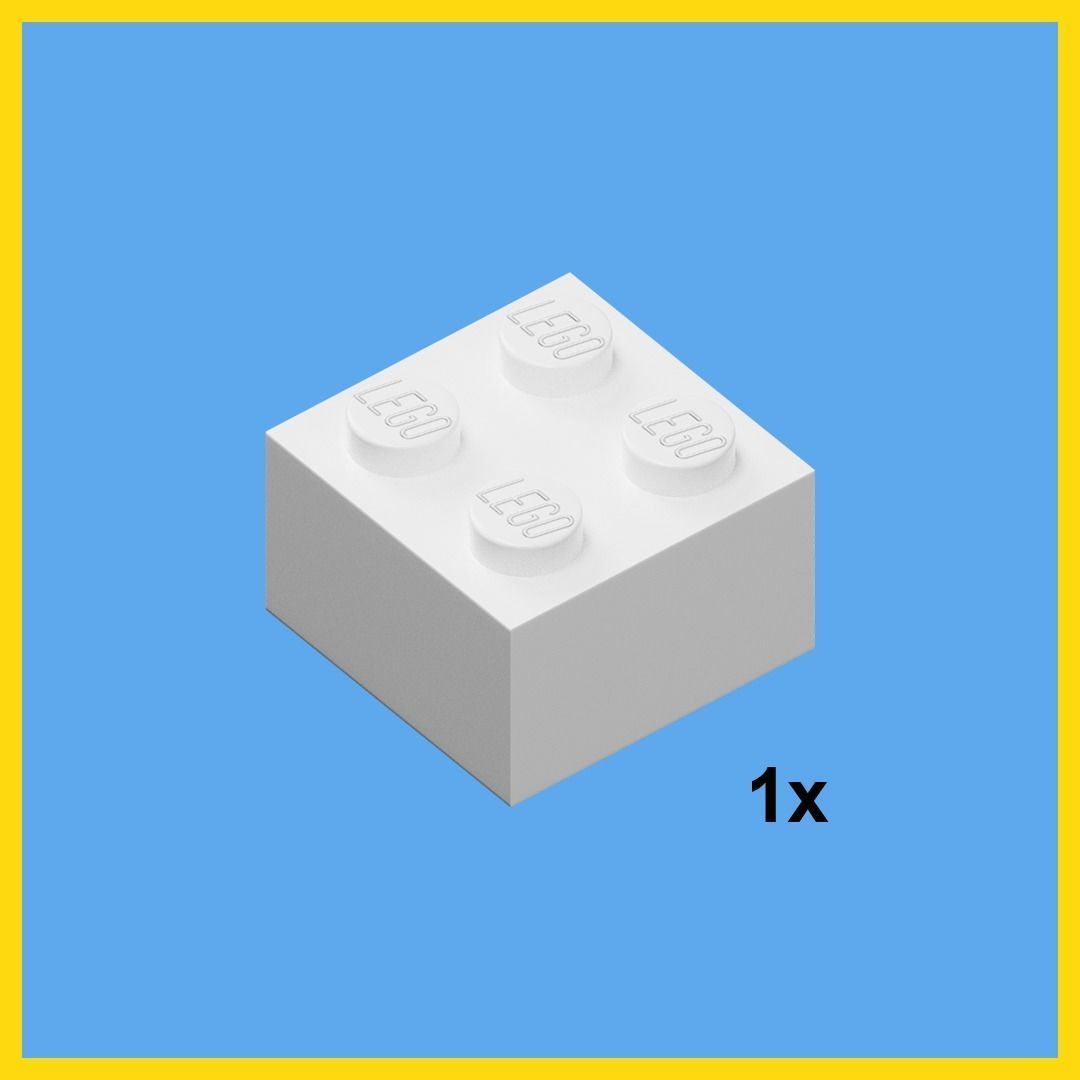 LEGO bricks collection - 35 pieces 3D model_23