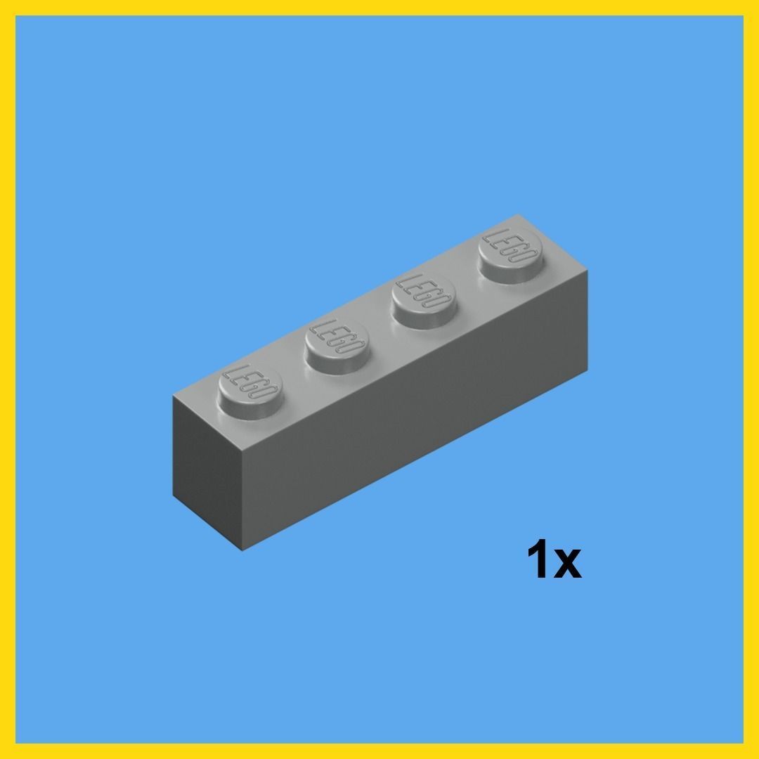 LEGO bricks collection - 35 pieces 3D model_15
