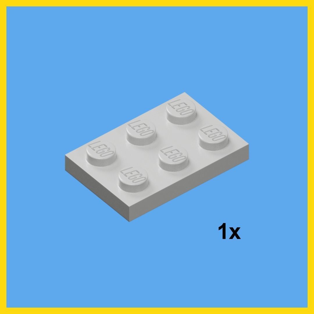 LEGO bricks collection - 35 pieces 3D model_45