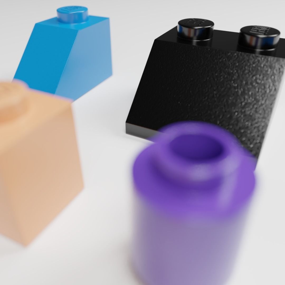 LEGO bricks collection - 35 pieces 3D model_2