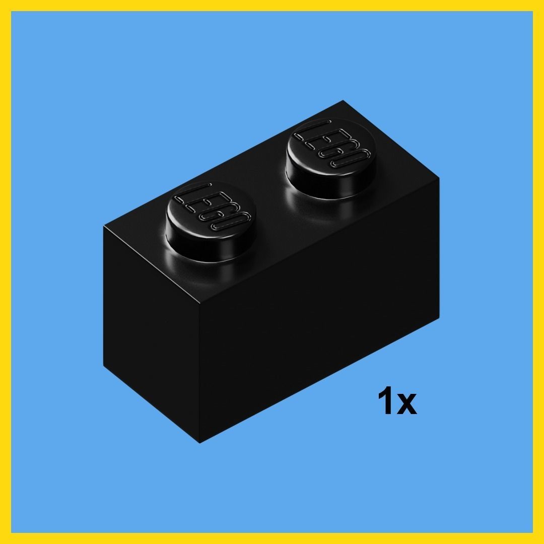 LEGO bricks collection - 35 pieces 3D model_13