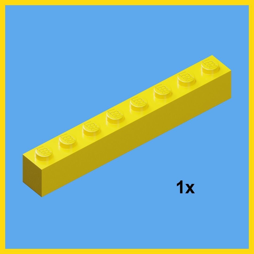 LEGO bricks collection - 35 pieces 3D model_19