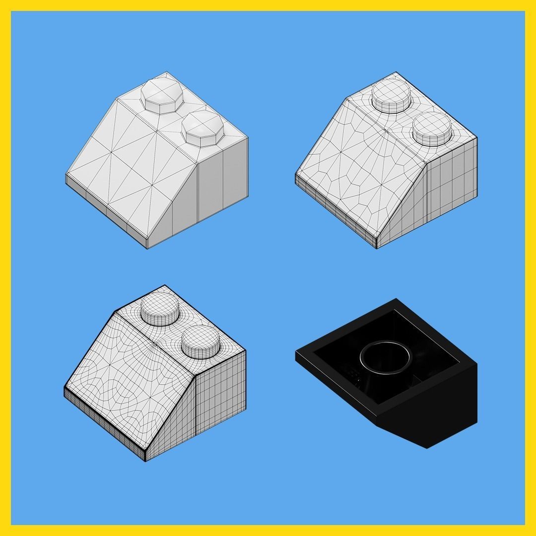 LEGO bricks collection - 35 pieces 3D model_68