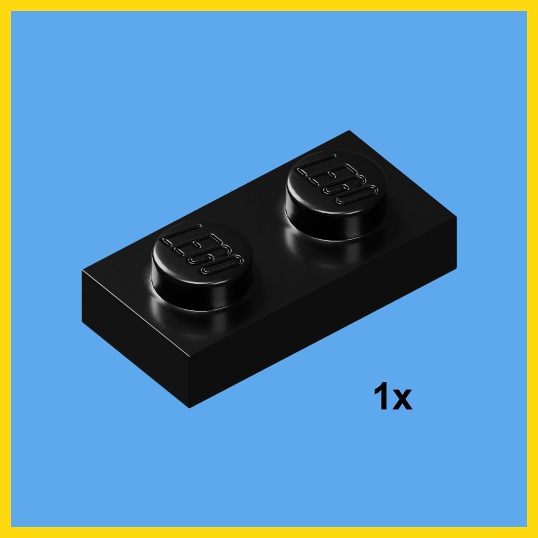 LEGO bricks collection - 35 pieces 3D model_33