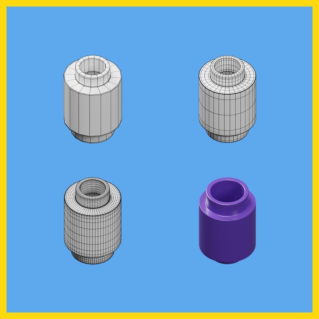 LEGO bricks collection - 35 pieces 3D model_58