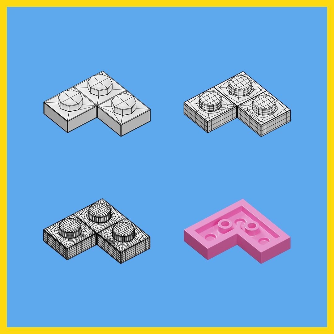 LEGO bricks collection - 35 pieces 3D model_62