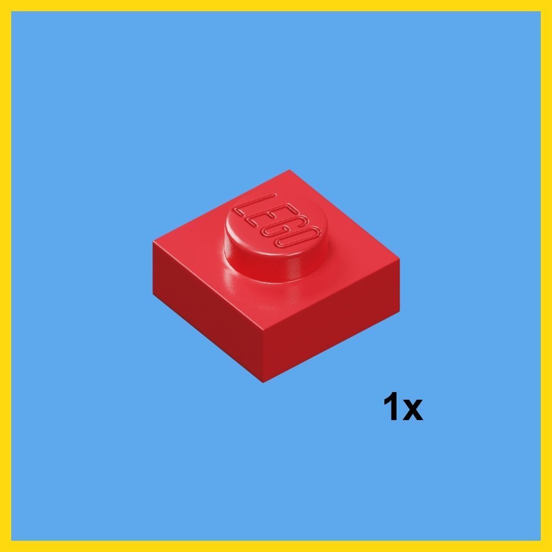 LEGO bricks collection - 35 pieces 3D model_31