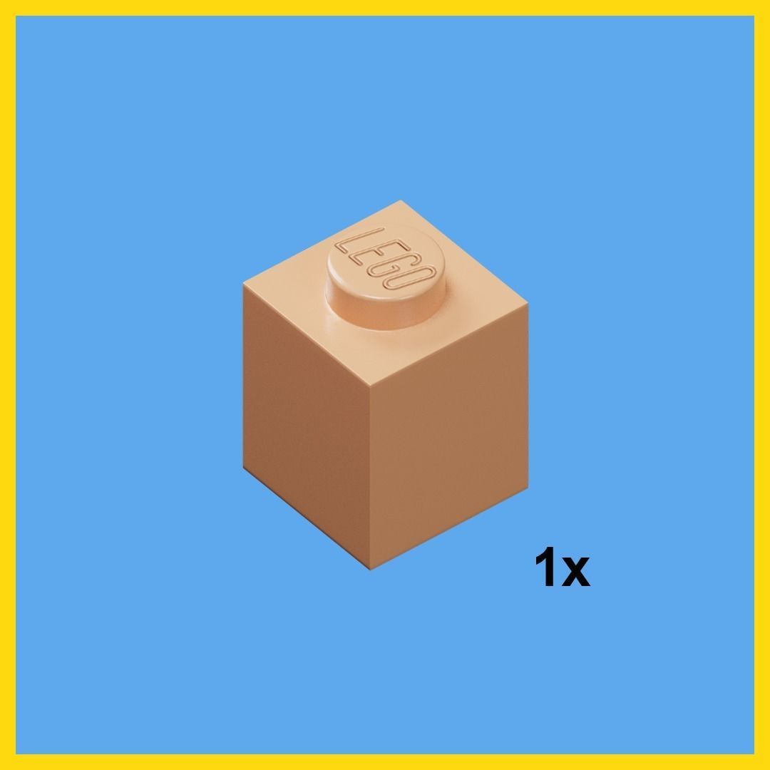 LEGO bricks collection - 35 pieces 3D model_21