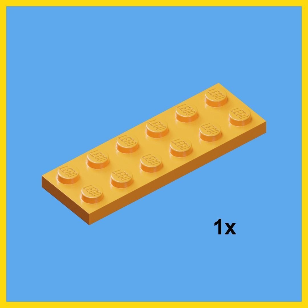 LEGO bricks collection - 35 pieces 3D model_49