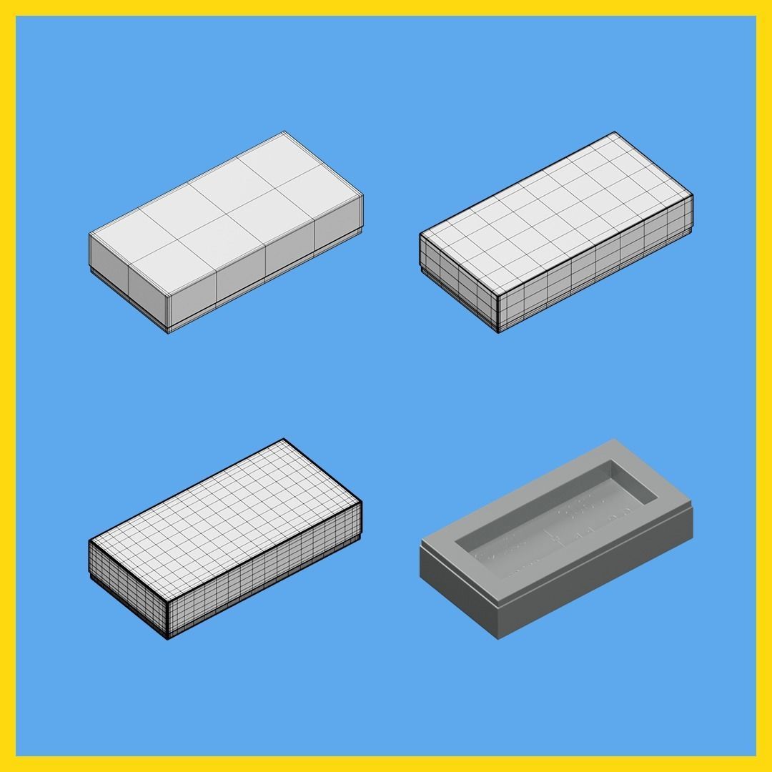 LEGO bricks collection - 35 pieces 3D model_74