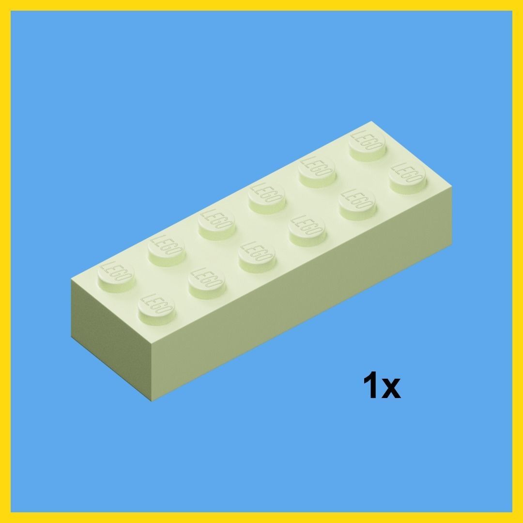 LEGO bricks collection - 35 pieces 3D model_27