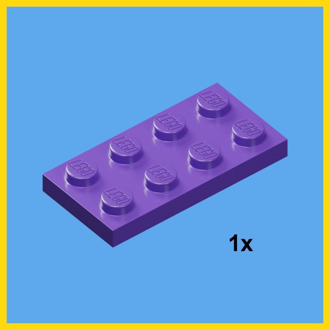 LEGO bricks collection - 35 pieces 3D model_47