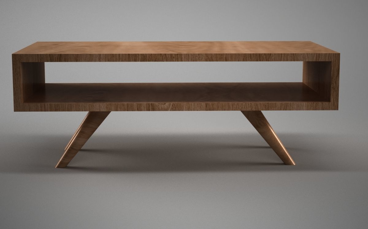  Modern Coffee Table  3D model_3