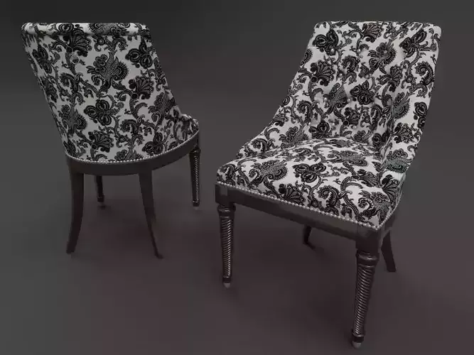 Mayfair-Dining Chair 3D model