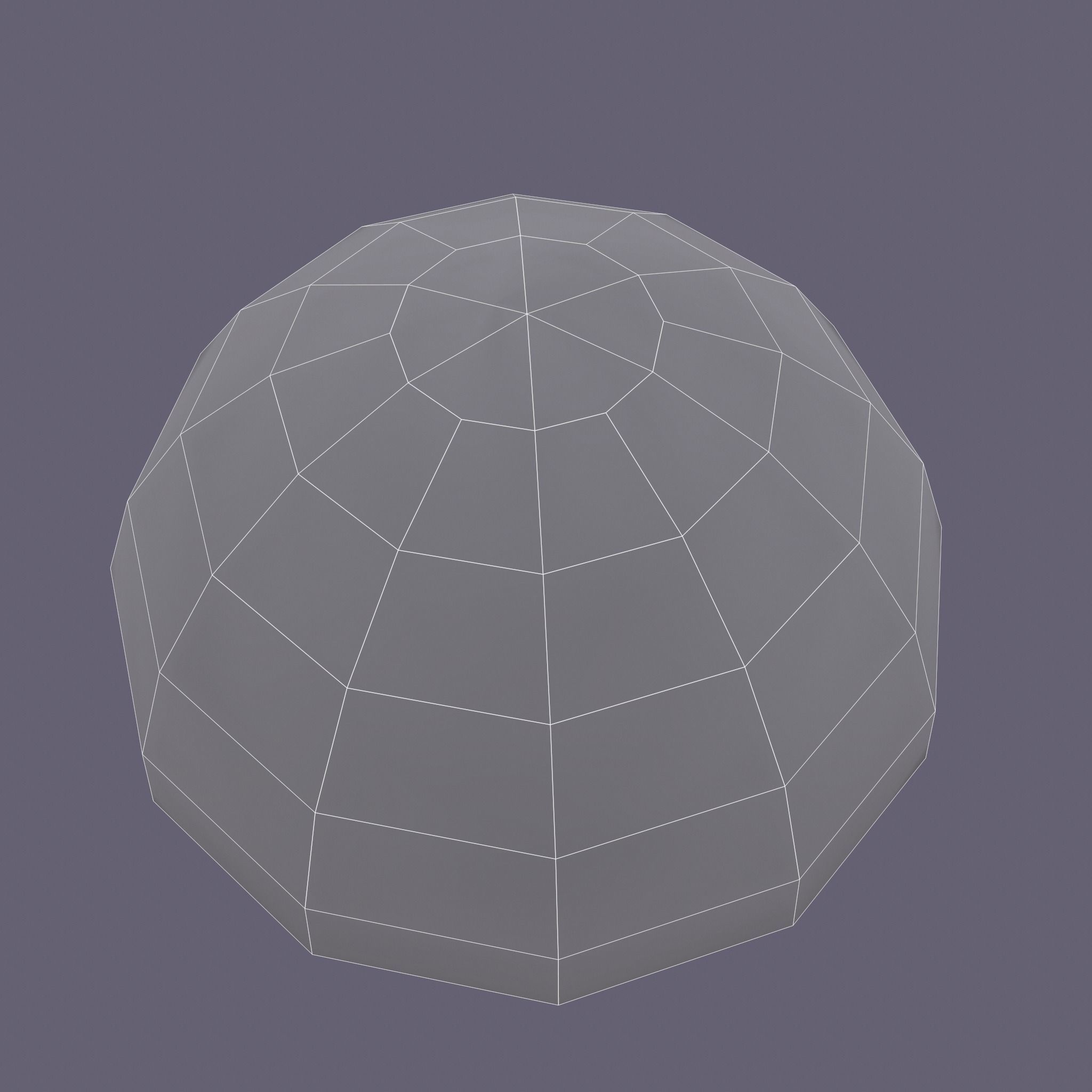 Mushrooms Low-poly 3D model_26