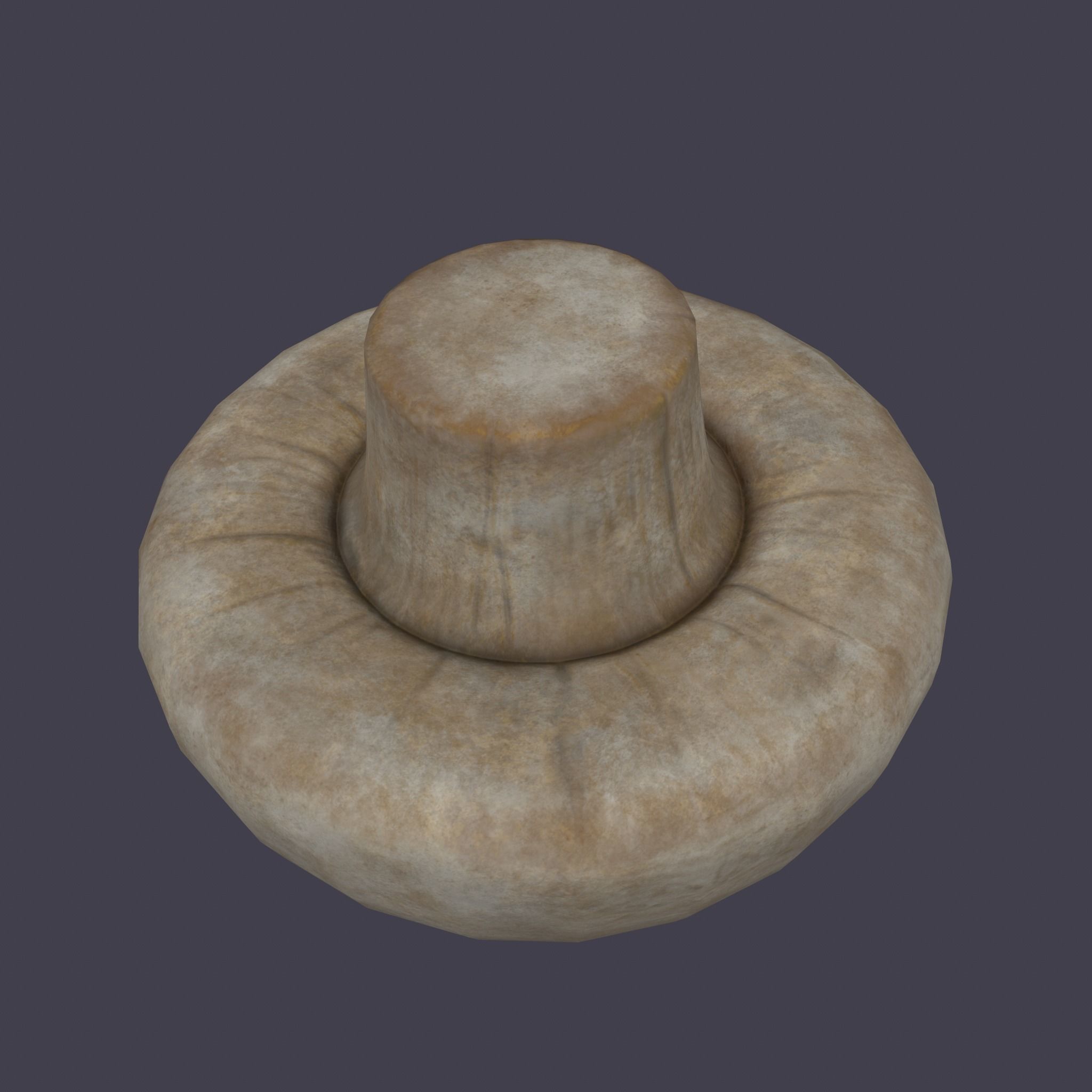 Mushrooms Low-poly 3D model_9