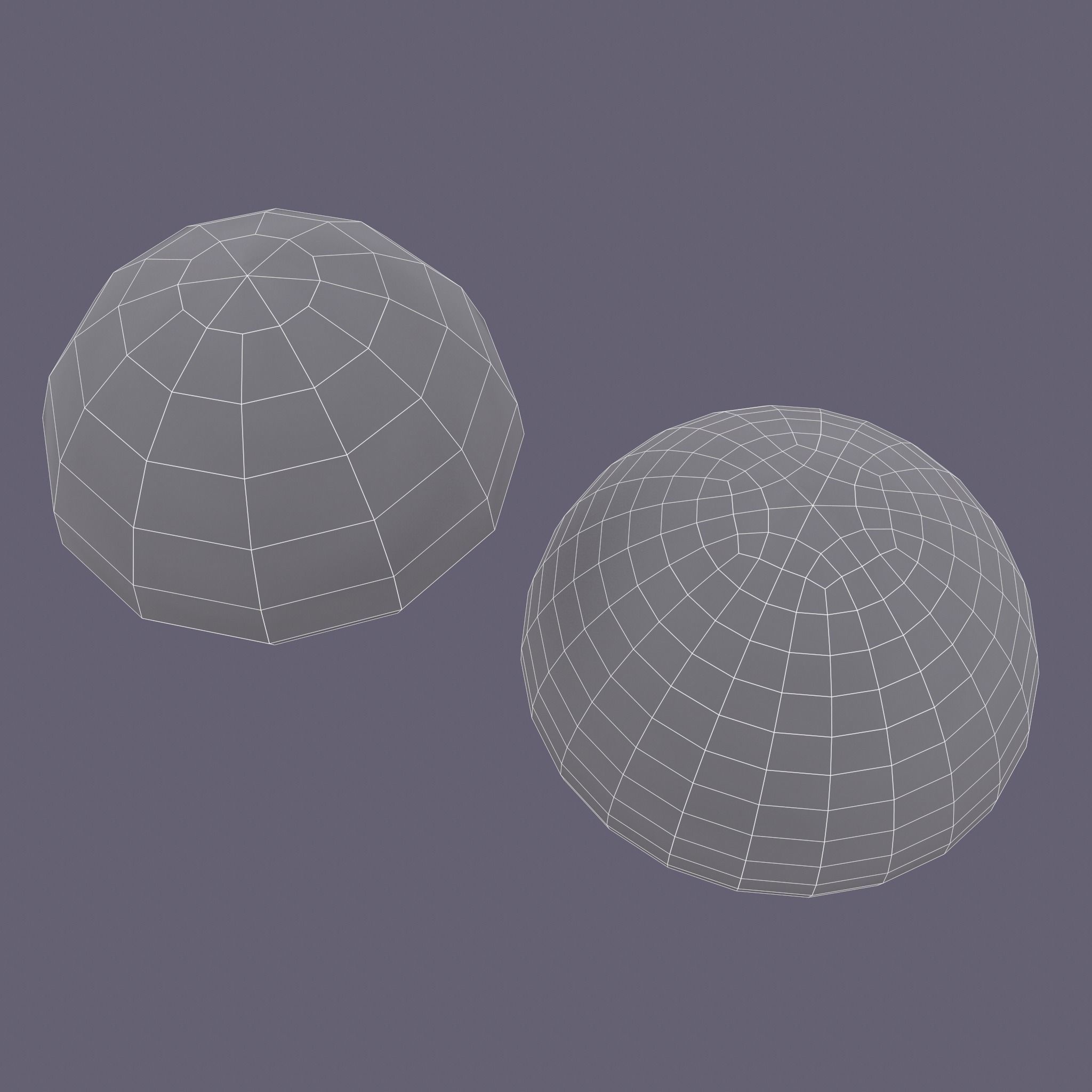 Mushrooms Low-poly 3D model_21