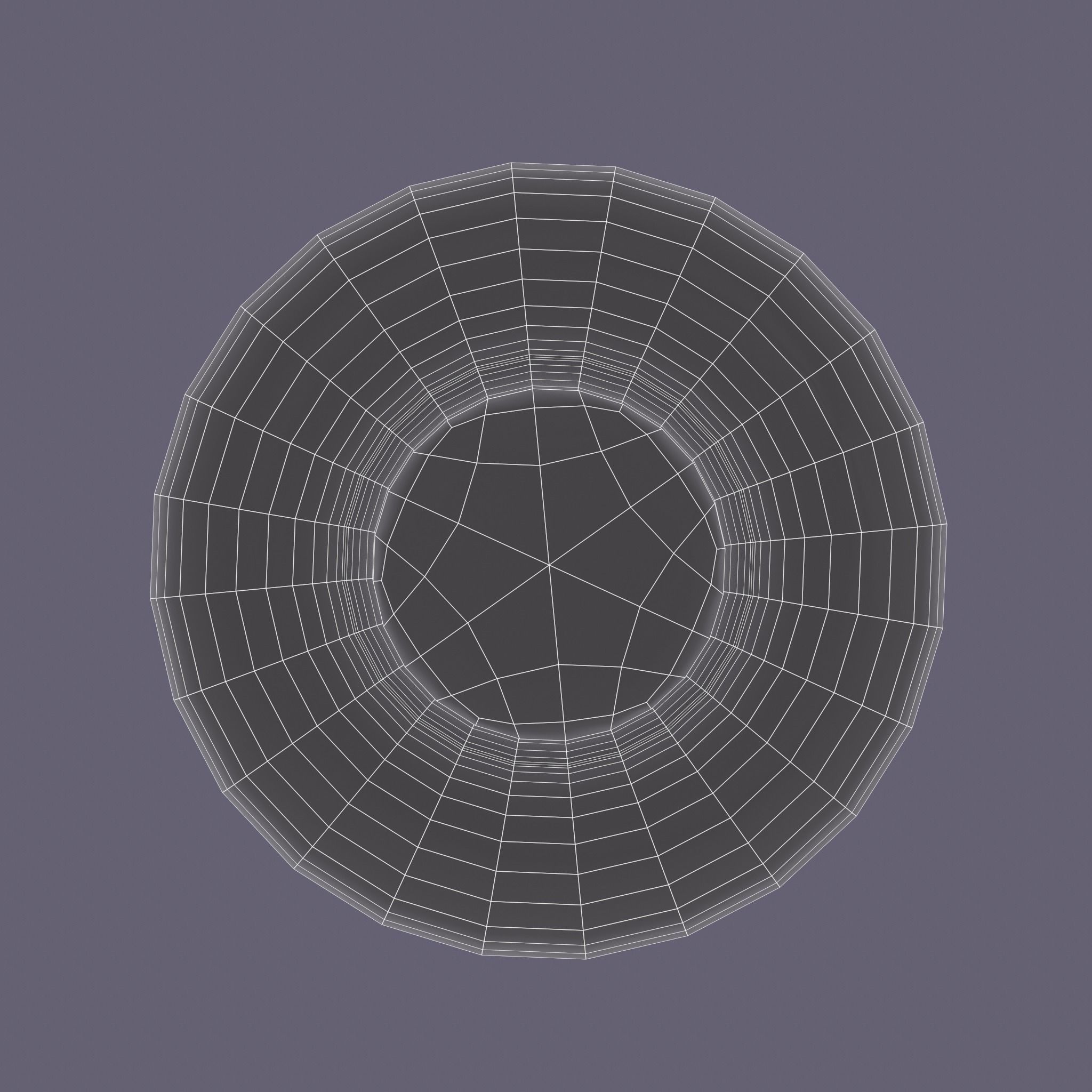 Mushrooms Low-poly 3D model_29