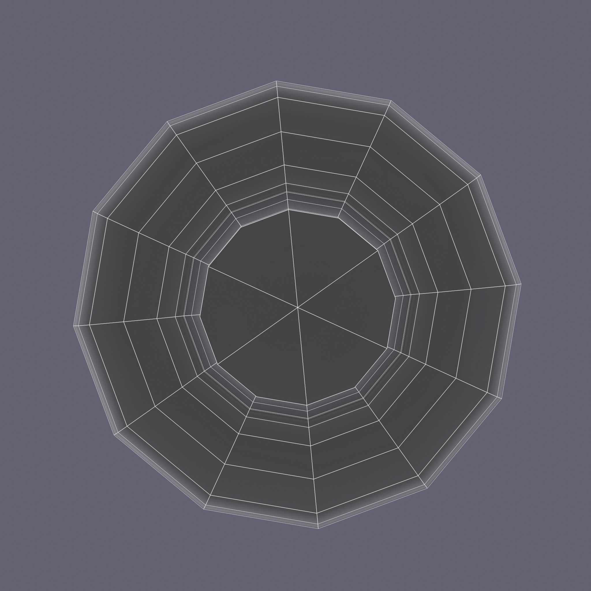 Mushrooms Low-poly 3D model_28