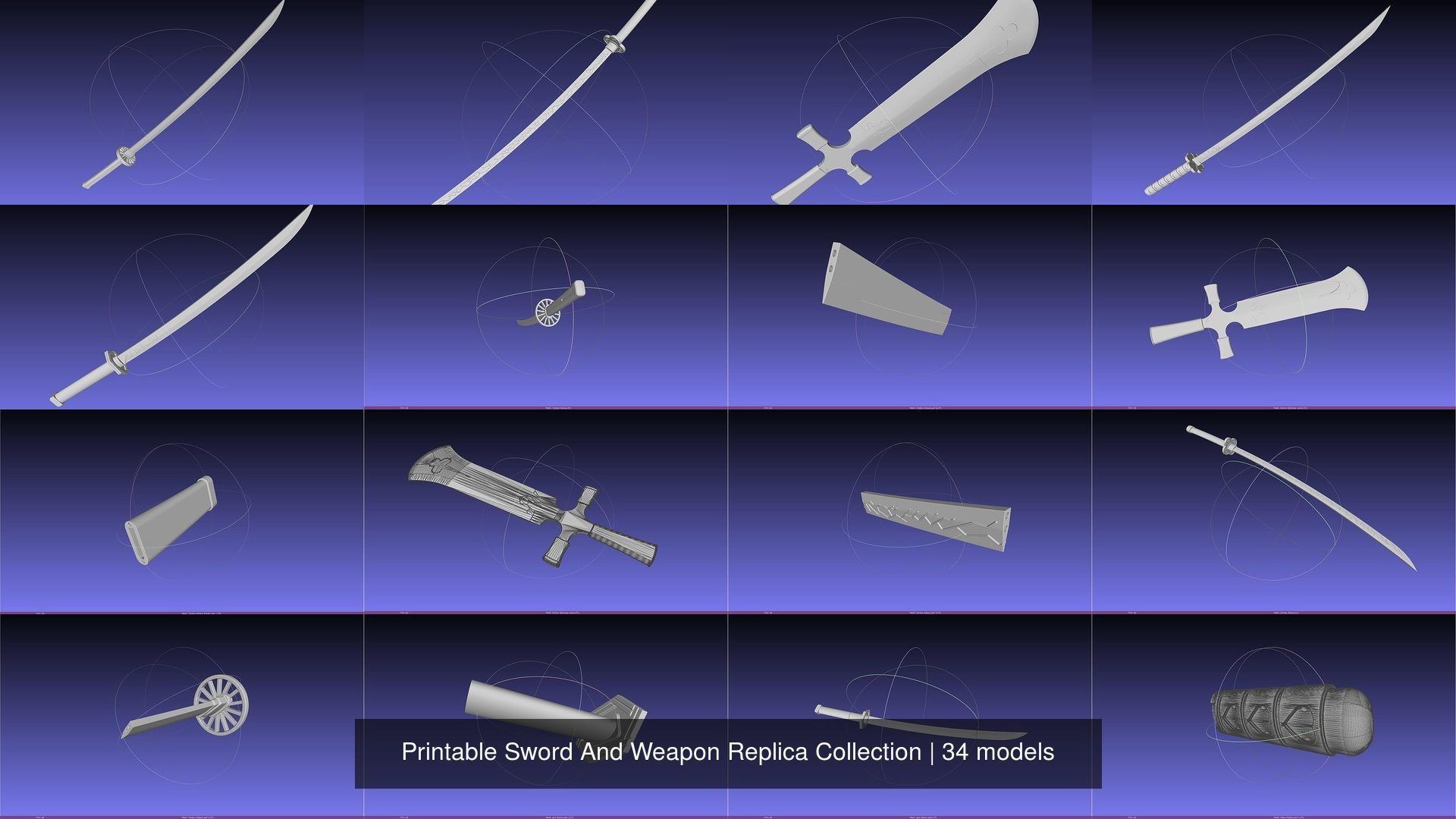 Printable Sword And Weapon Replica Collection _138