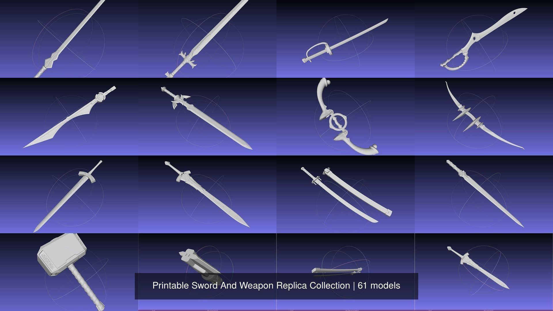 Printable Sword And Weapon Replica Collection _77