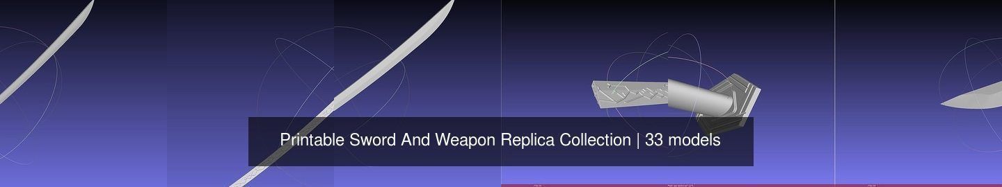 Printable Sword And Weapon Replica Collection _137